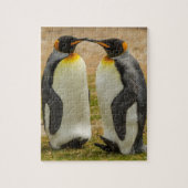 Paar König Pinguine, Falklands Puzzle (Vertikal)
