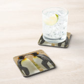 Paar König Pinguine, Falklands Untersetzer (Rechte Seite)