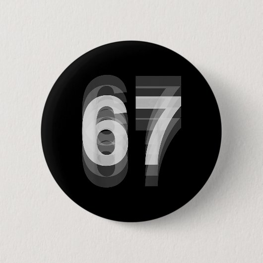 Paar Kostüm 67 Six Seven Meme Lustig _1 Button (Vorderseite)
