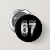 Paar Kostüm 67 Six Seven Meme Lustig _1 Button (Vorne & Hinten)