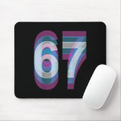 Paar Kostüm 67 Six Seven Meme Lustig Mousepad (Mit Mouse)