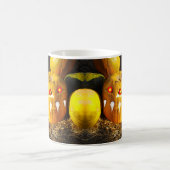 Paar Kürbiskunst Kaffeetasse (Mittel)