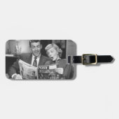 Paar-Lesezeitschrift Gepäckanhänger (Vorderseite horizontal)