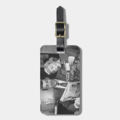 Paar-Lesezeitschrift Gepäckanhänger (Vorderseite vertikal)