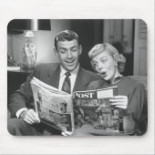 Paar-Lesezeitschrift Mousepad (Vorne)