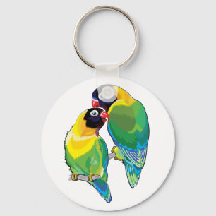 Paar maskierte Lieblinge Schlüsselanhänger