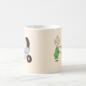 Paar mit Schubkarre Kaffeetasse (Mittel)