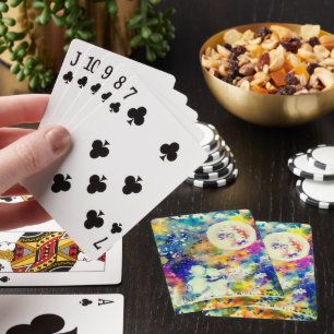 Paar Mondträume Spielkarten