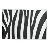 Paar Pillowcases - Zebra Print Kissenbezug (Rückseite-Links)