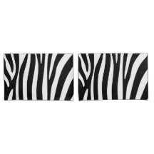 Paar Pillowcases - Zebra Print
