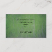 Paar polnischer Pferde in der Bucht | Grüne Landsc Visitenkarte (Rückseite)