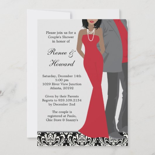 Paar-Polterabend-Einladung Einladung (Vorderseite)