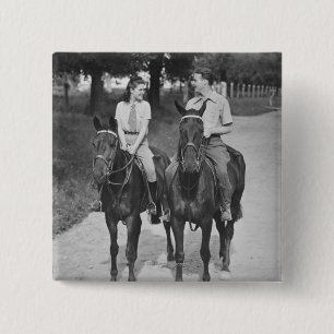 Paar-Reitpferde Button