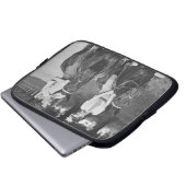 Paar-Reitpferde Laptopschutzhülle (Vorne Knopf)