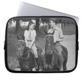 Paar-Reitpferde Laptopschutzhülle (Vorderseite)