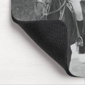 Paar-Reitpferde Mousepad (Ecke)