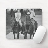 Paar-Reitpferde Mousepad (Mit Mouse)