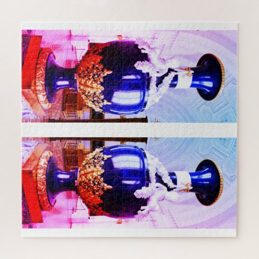 Paar russischer Vasen Puzzle (Horizontal)