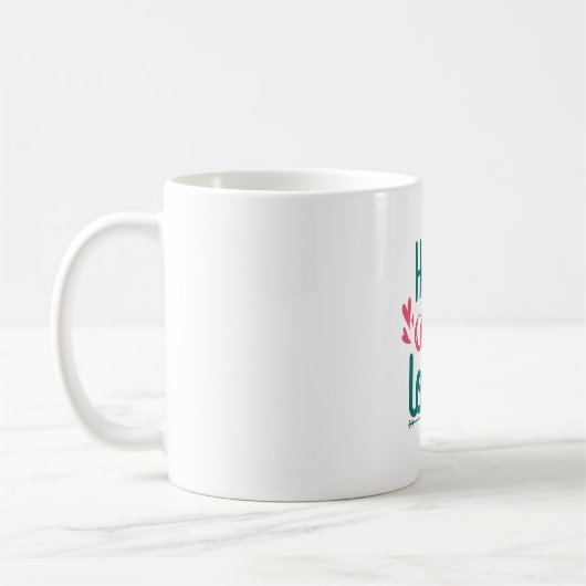 Paar Schenkelhalter und Liebe Kaffeetasse (Links)