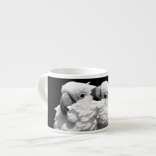 Paar Schirmköpfe Espressotasse (Vorderseite Links)