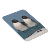 Paar schwarz gehauchter Golle Magnet (Rechte Seite)