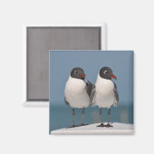 Paar schwarz gehauchter Golle Magnet (Vorderseite/Rückseite)