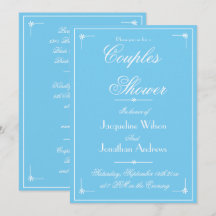 Paar-Shower Frühling Sommer Name Datum RSVP