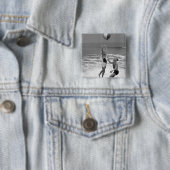 Paar spielt mit einem Strandball Button (Beispiel)