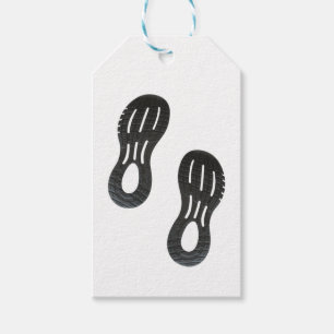 Paar sportlicher Schuhe drucken Geschenkanhänger