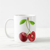 Paar süße Kirschen Kaffeetasse (Links)