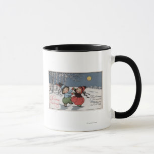 Paar-Tanzen im Mondschein Tasse