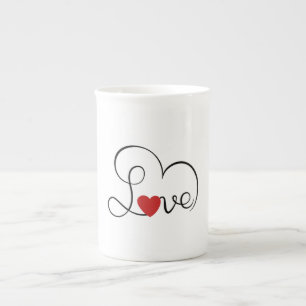 Paar-Tasse Porzellantasse