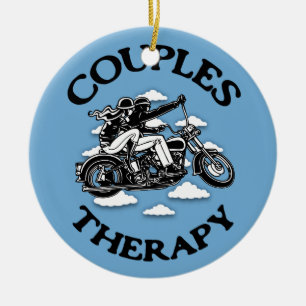 Paar-Therapie Keramikornament
