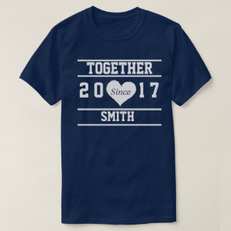 Paar "Together Since." T-Shirt