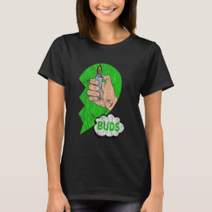 Paar Übereinstimmung Best Buds Weed Lustige Joint T-Shirt