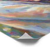 Paar umarmt im impressionistischen Stil Poster (Ecke)