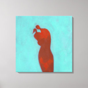 Paar-Umfassung Leinwanddruck