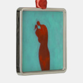 Paar-Umfassung Silbernes Ornament (Rechts)