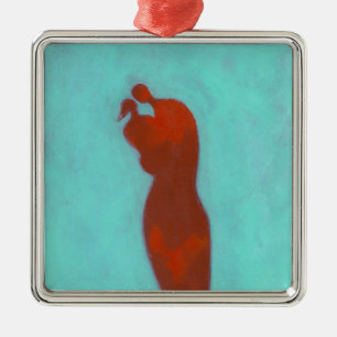 Paar-Umfassung Silbernes Ornament