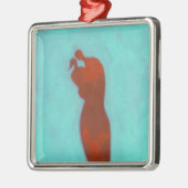 Paar-Umfassung Silbernes Ornament (Links)