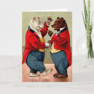 Paar Vintage-Jubiläum  Karte