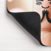 Paar von Fingern in der Liebe Mousepad (Ecke)