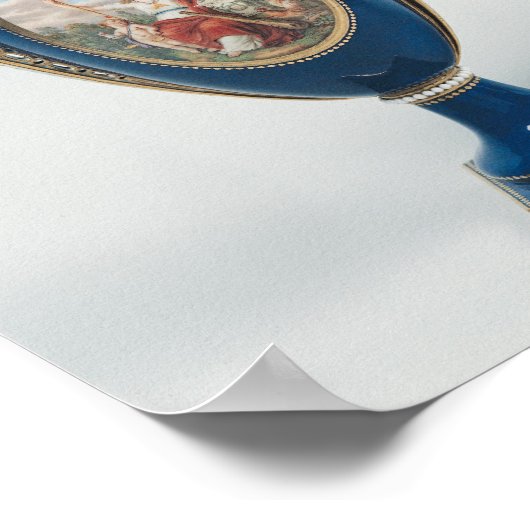 Paar von Sevres Vasen mit allegorischen Poster (Ecke)