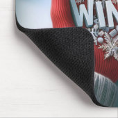 Paar Wintergloves mit Schneeszene Mousepad (Ecke)