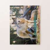 Paar Wölfe Puzzle (Vertikal)