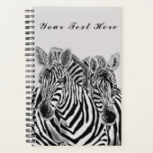 Paar Zebra Planner mit benutzerdefiniertem Text Planer (Vorderseite)