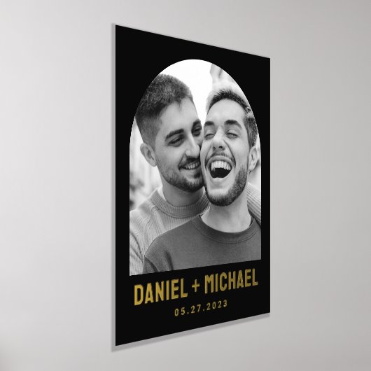 Paarbezeichnungen und Datumsrahmen für den schwarz Foliendrucke (Ablage )