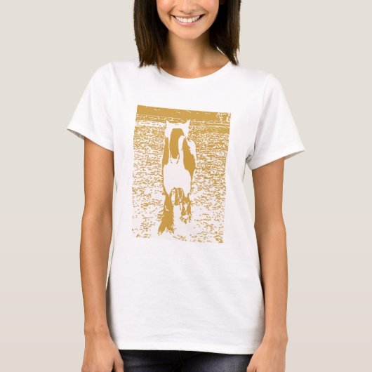 Paarden / horses T-Shirt (Vorderseite)