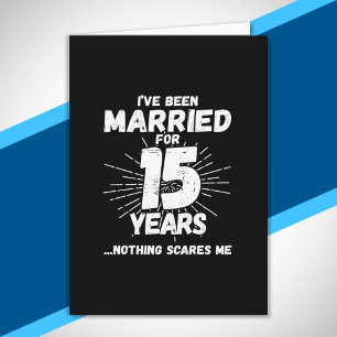 Paare 15 Jahre verheiratet Lustiger 15. Hochzeitst Karte