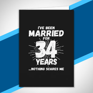 Paare 34 Jahre verheiratet Lustig 34. Hochzeitstag Karte